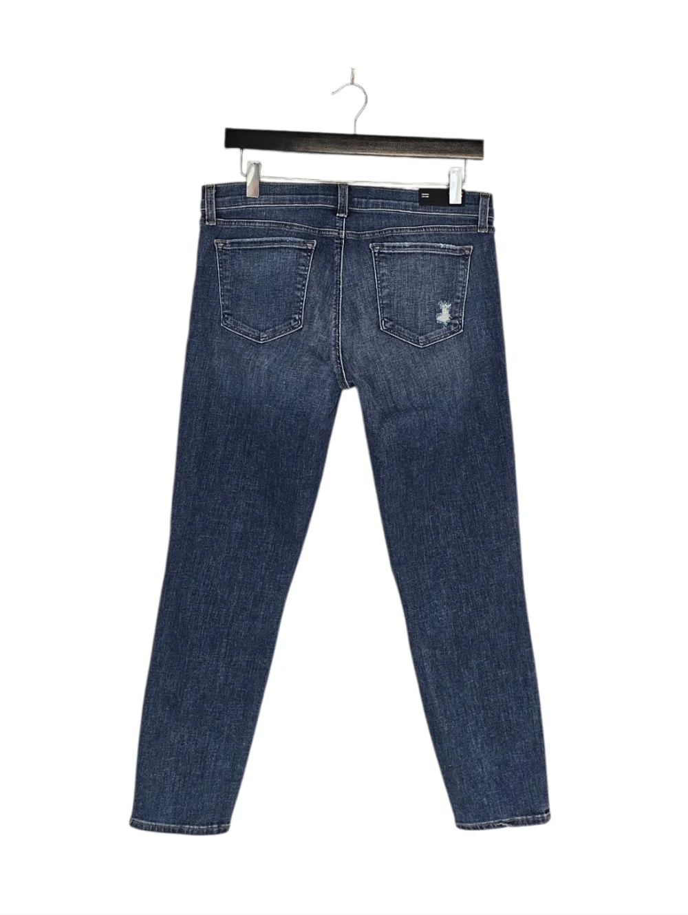 J Brand Cropped Low Rise Distressed Skinny Blue Jeans 31 NWT